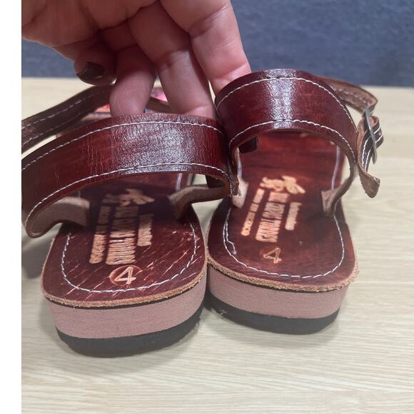 Artesanos Campos Torres Beautifully Handcrafted Woman/Girls Sandals Size 4 - Picture 6 of 7
